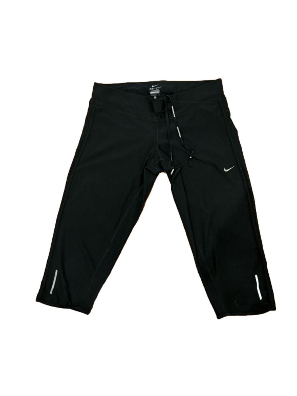 3 PIECES 90s NIKE DRI-FIT CROPPED LEGGINGS  PILATES, YOGO & BARRE CAPRI PANT L - Picture 6 of 11